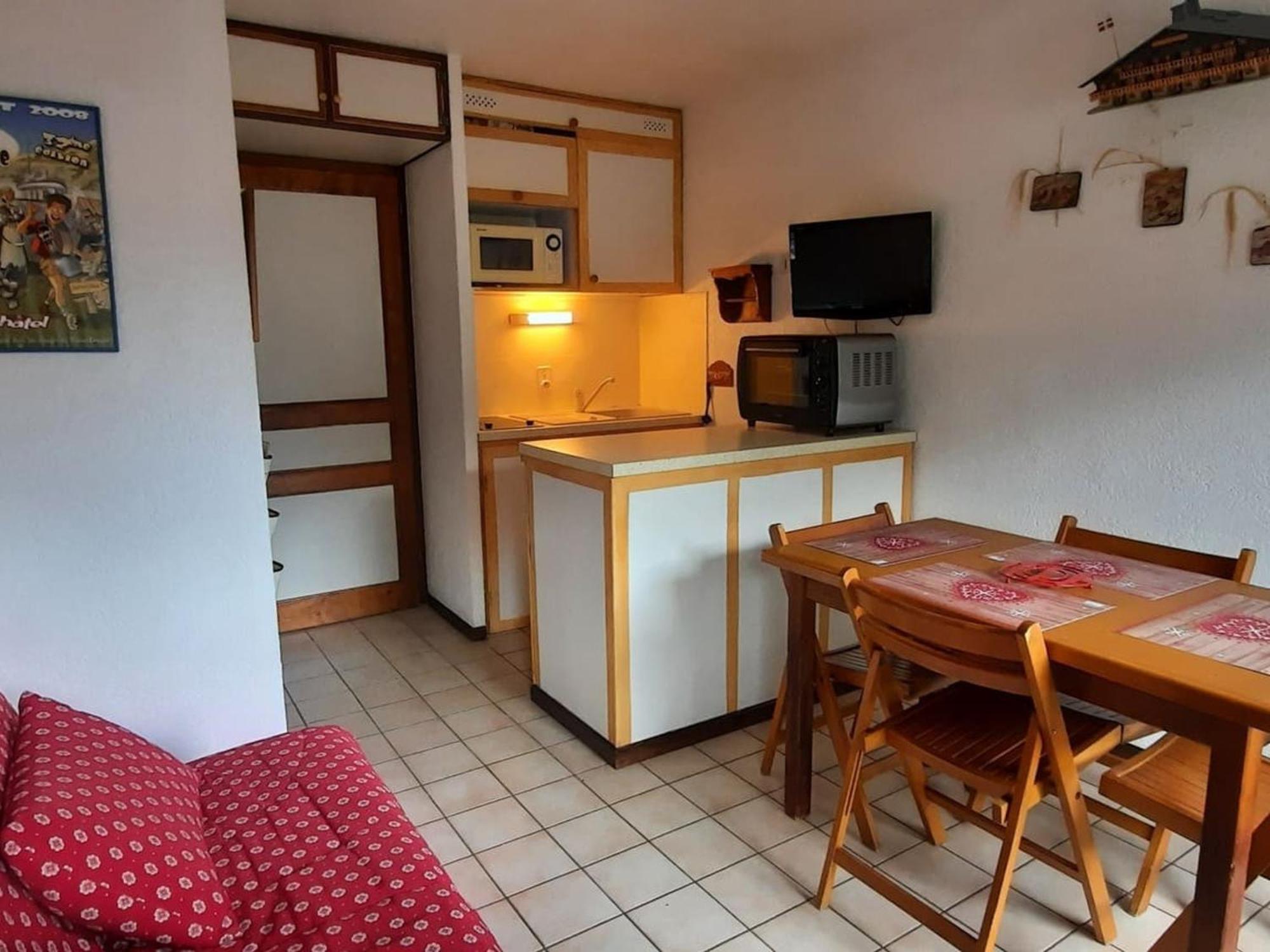 Charmant Studio 3 Pers. Avec Balcon, Proche Centre Et Remontees, Parking Inclus, Chatel - Fr-1-676-34 Daire Dış mekan fotoğraf